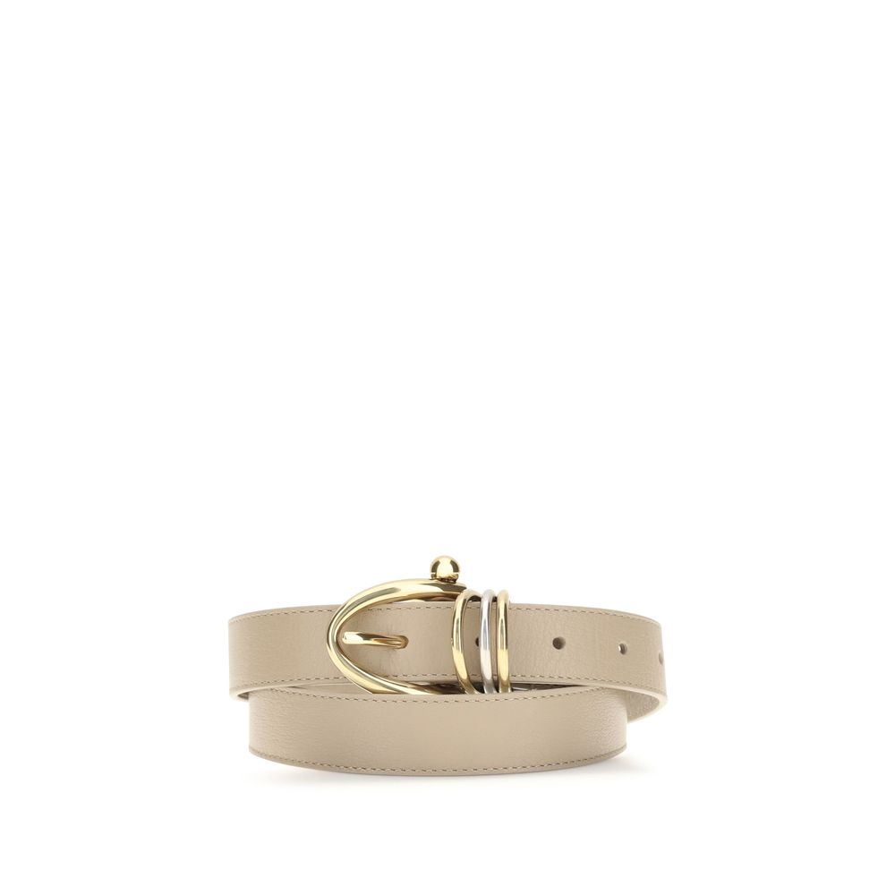 Chloé Beige Calf Leather Bos Taurus Regular Belt